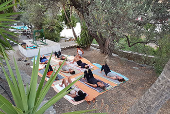 Yoga classes at Andromeda